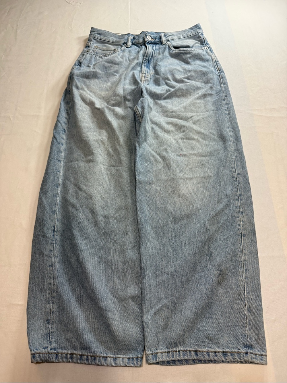 H&M Baggy Jeans Blue Denim Y2K Size 30x32